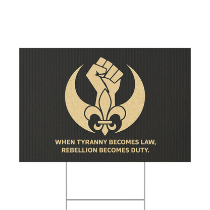 Yard Sign —