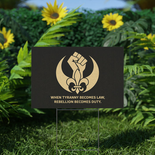 Yard Sign —