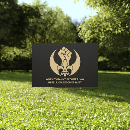 Yard Sign —